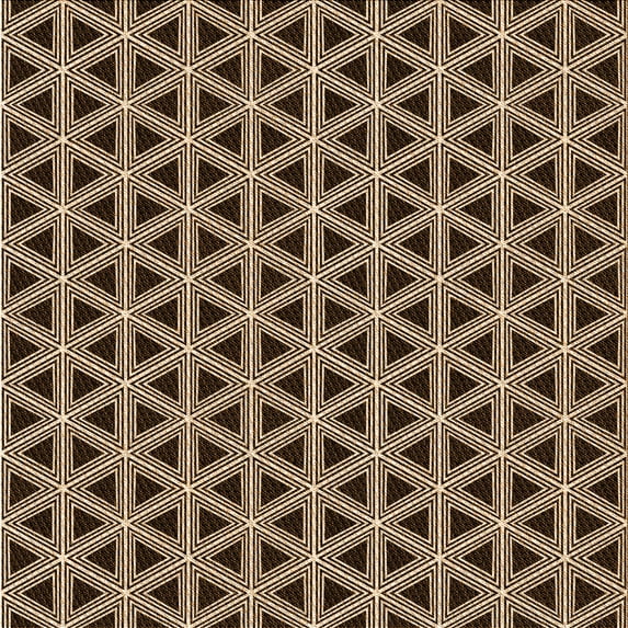 Ahgly Company Machine Washable Indoor Square Transitional Black Brown Area Rugs, 5' Square