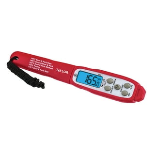 Taylor 9842 5 Waterproof Digital Pocket Probe Thermometer, 1.5mm Diameter  Probe