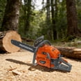 thumbnail image 4 of 58CC 20" Gasoline Chainsaw Powered Wood Cutting Engine 2-Stroke Gas Chain Saw, 4 of 11