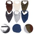 thumbnail image 1 of FELTECHELECTR 6Ud Bandanas Elásticas Para Mujer Bufandas De Triángulo Con De Surtida, 1 of 7