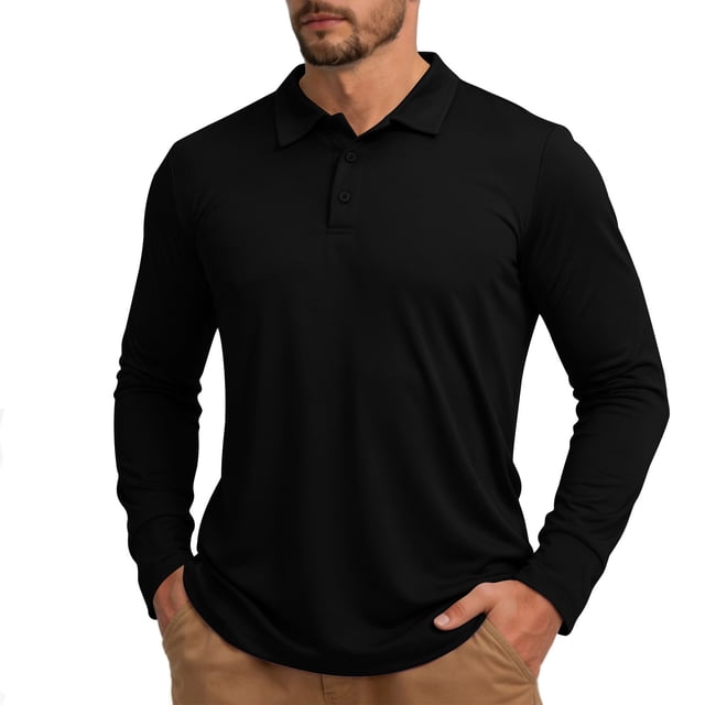 Sun Protection Shirt for Men, Long Sleeve Quick-Dry Protective Clothing for Outdoor Sports