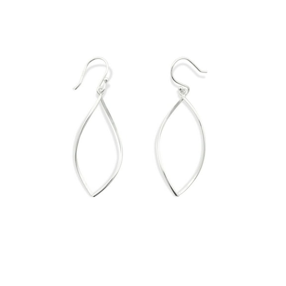 SilverCloseOut Sterling Silver Teens Twisted Drop Earrings