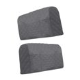 thumbnail image 2 of GROWTH TANK 2Pcs Couch Arm Covers Armrest Slipcovers Home Breathable Sofa Armrest Covers Gray, 2 of 9
