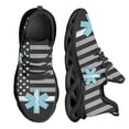 thumbnail image 1 of Zapatillas deportivas ligeras con plataforma y cordones para mujer, de malla con estampado EMT First Responder EMS, tenis médicos, 1 of 6