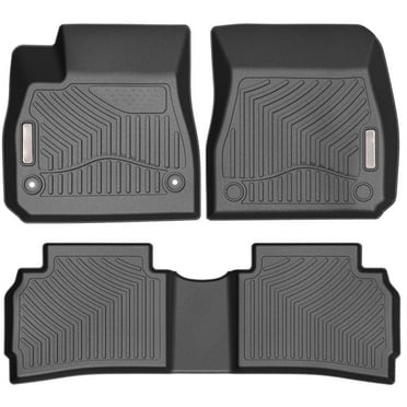RVNI TPE Rubber Front and Rear 3 PCS for 2016 2017 2018 2019 2020 2021 2022 2023 Chevrolet Malibu Floor Mats Set, All-Weather