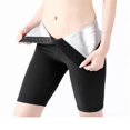 thumbnail image 1 of Pantalones De Chándal De Sauna Para Mujer, Mallas De Entrenamiento Adelgazantes, Pantalones Cortos De Entrenamiento De Cintura Alta Para Ejercicio Físico Sweethay OD015139-02, 1 of 6