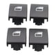 thumbnail image 3 of Tapa del botón del interruptor de eléctrica, 4 piezas, accesorios automotrices ligeros, piezas de reparación profesionales 61316902184, 3 of 9