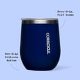thumbnail image 4 of Vaso de vino sin tallo Thermos Corkcicle, 355 ml, azul marino, 4 of 8