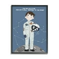 thumbnail image 2 of Stupell Industries One Day Venture to Stars Boy Astronaut Moon Graphic Art White Framed Art Print Wall Art, 24x30, by Birch&Ink, 2 of 5
