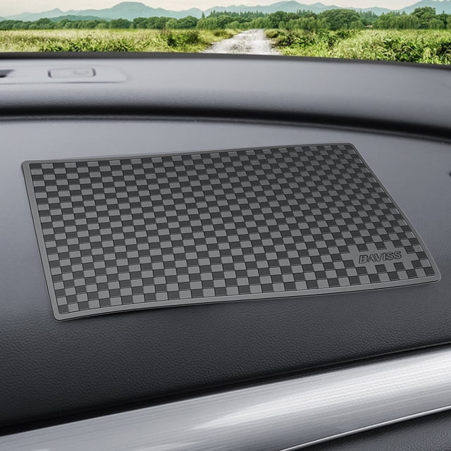 Car Anti-Slip Pad,Center Console Storage Mat,High Temperature Resistant Car Interior Decoration,Flexible Polyurethane Material,Multi-Purpose Non-Slip Surface,Scratch Protection,Durable Organizer Mat