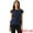 Dark Blue, variant on Women's Cap Sleeve Top Boat Neck Belted Peplum Tops XS Dark Blue