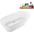 thumbnail image 2 of 59" Streamline N3720BGL Soaking Freestanding Tub and Tray With Internal Drain, 2 of 6