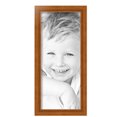 thumbnail image 2 of ArtToFrames 8" x 19" Honey Picture Frame, 8x19 inch Brown Wood Poster Frame (WOM-4097), Pack, 2 of 8