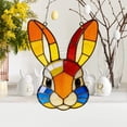 thumbnail image 3 of Easter Rabbit Acrylic Style Window Hanging Ornament, Cute Easter Bunny Farmhouse Decor for Home Window Garden Wall, Spring Festive Hanging Plaque & Gift for Easter Holiday Decoration, 7.87in, A, 3 of 7