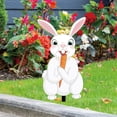 thumbnail image 6 of GZJCKJY Easter Garden Decorations Easter Egg Rabbit Ground Insert Decoration Acrylic Hollow Animal Figurines Yard Insert Garden Supplies, 6 of 8