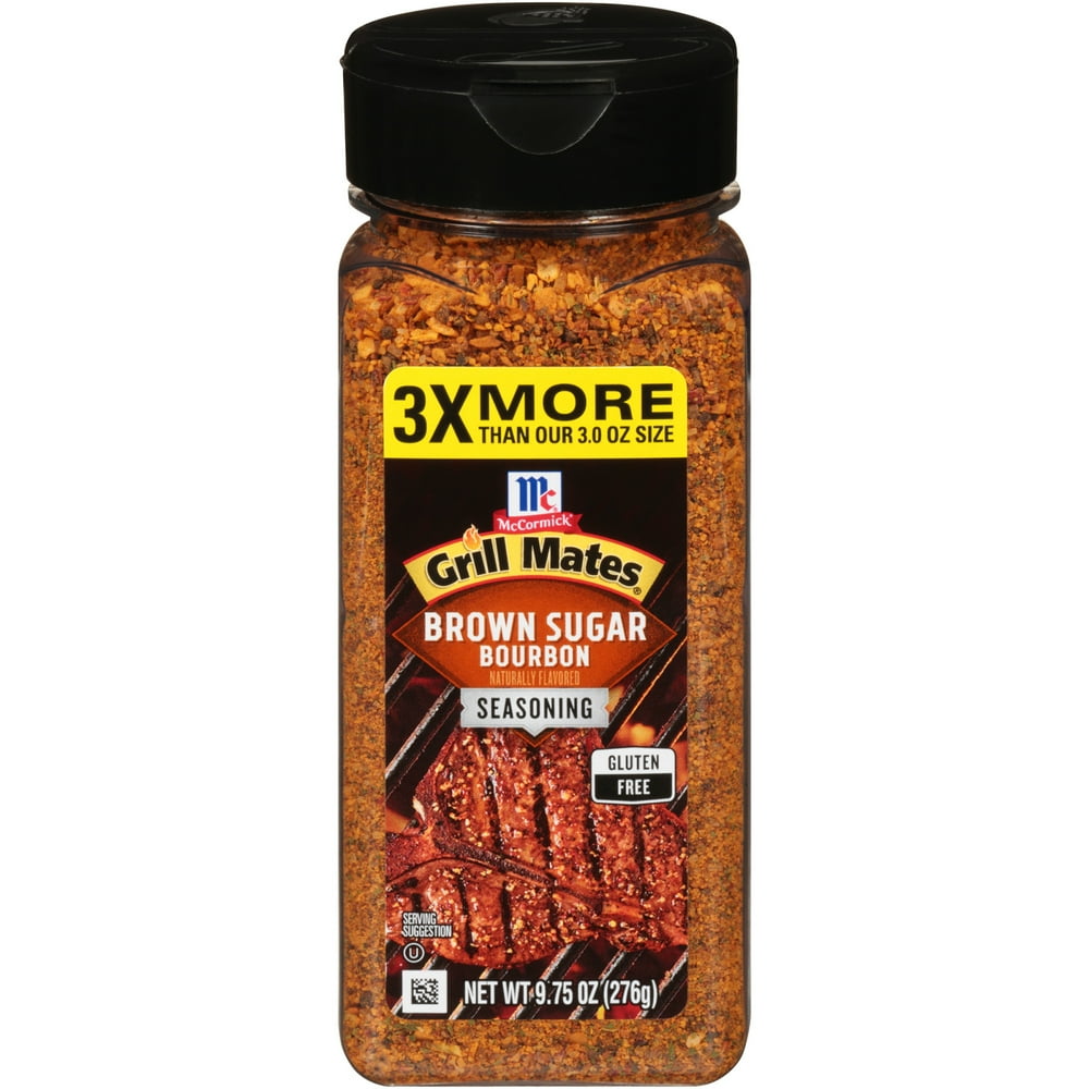 McCormick Grill Mates Brown Sugar Bourbon Seasoning, 9.75 oz Walmart