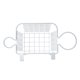 thumbnail image 1 of Cesta de almacenamiento de herramientas para el cuidado del cabello para el baño organizador sobre la puerta multifuncional yeacher Estante de cocina, 1 of 6