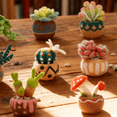 thumbnail image 2 of Succulent Needle Felting Kit, DIY Wool Felt Kit, Includes Materials and English Instructions, Ideal Craft for Beginners, Home Decor, and Unique Present, 2 of 5