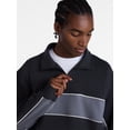 thumbnail image 4 of No Boundaries Men's & Big Men's Sporty Quarter Zip Sweatshirt, Sizes XS-5XB, 4 of 5