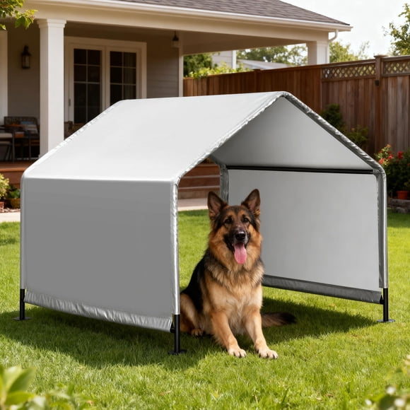 Refugio de sombra para perros Nidouillet 122x122x100 cm impermeable
