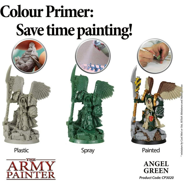 The Army Painter Color Primer Spray Paint, Ash Grey, 400ml, 13.5oz