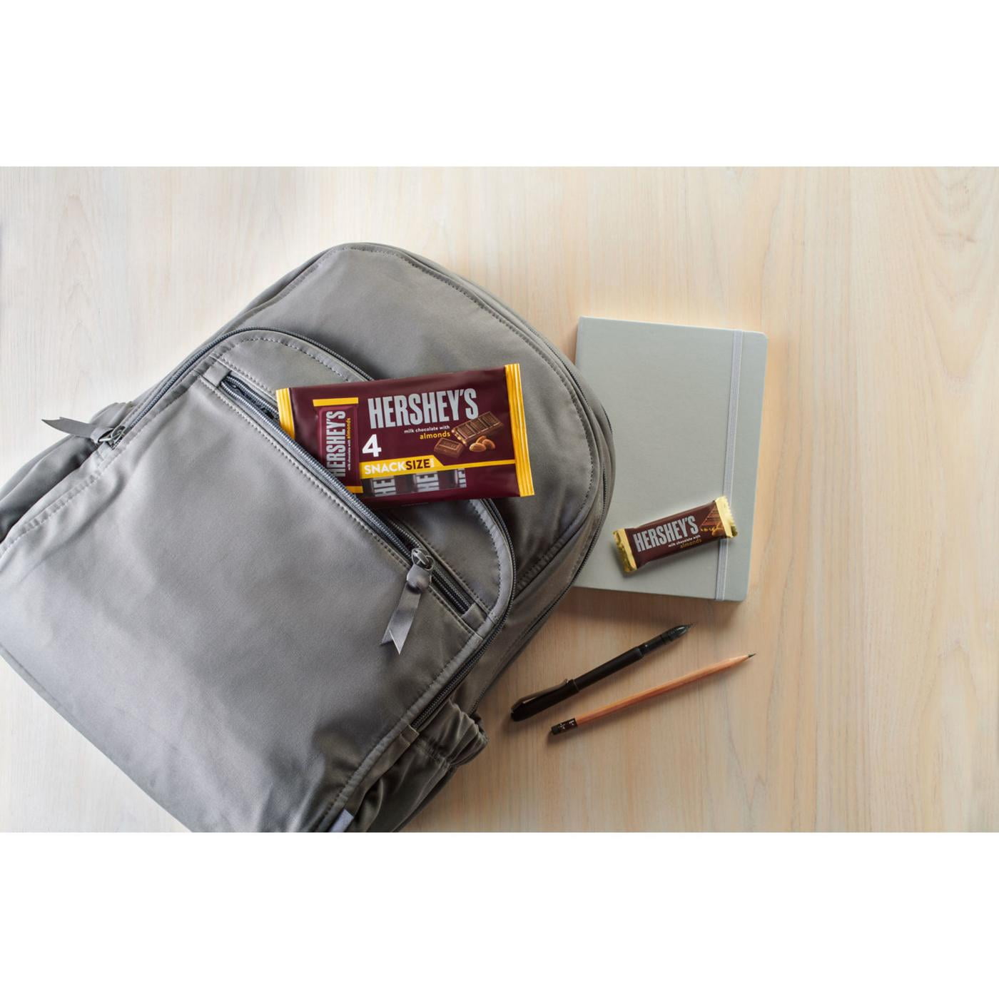 Hershey's Milk Chocolate With Almonds Snack Size, 1.8 oz - 4 ct
