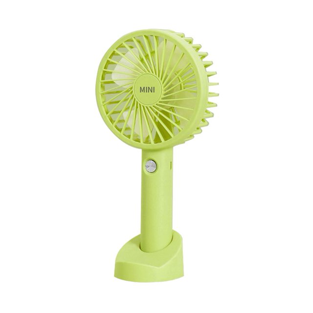Ventilador portátil de mano 1000-1200 mAh Ventilador de escritorio recargable USB (verde oliva)
