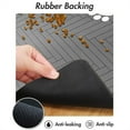 thumbnail image 7 of Pet Feeding Mat-Absorbent Pet Placemat for Food and Water Bowl, with Waterproof Rubber Backing, Quick Dry Water Dispenser Mat for Dog and Cat,20X12 in （Silver）, 7 of 7