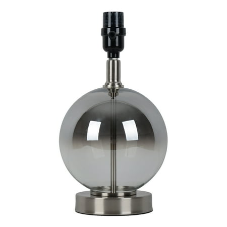 Silver Base - Better Homes and Gardens Mirrored Sphere Lamp Base Silver Finish with BULB