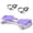 Purple, variant on CONCETTA Waist Twister Machine Exercise, 300 lbs Weight Capacity for Waist and Abdominal, Weight Loss, Body Sculpting.Massage Base Plate and Non-Slip Surface, Noiseless, Gray