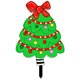 thumbnail image 1 of Decoración de árboles de Navidad Cartoon Signo navideño al aire libre Ferry Christmas Yard Signs con estaca, 1 of 5