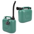 thumbnail image 4 of Jerry Can, 5L Capacity Green ABS Plastic Industrial Supplies Portable For Survival For Camping For Sports, 4 of 8