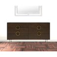 thumbnail image 6 of HomeRoots 65" Acacia Solid Wood Six Drawer Double Dresser, 6 of 7