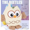 Baby Cloth Book Rattles Animal Owl Toy Kids Early Learning Book 3PCS