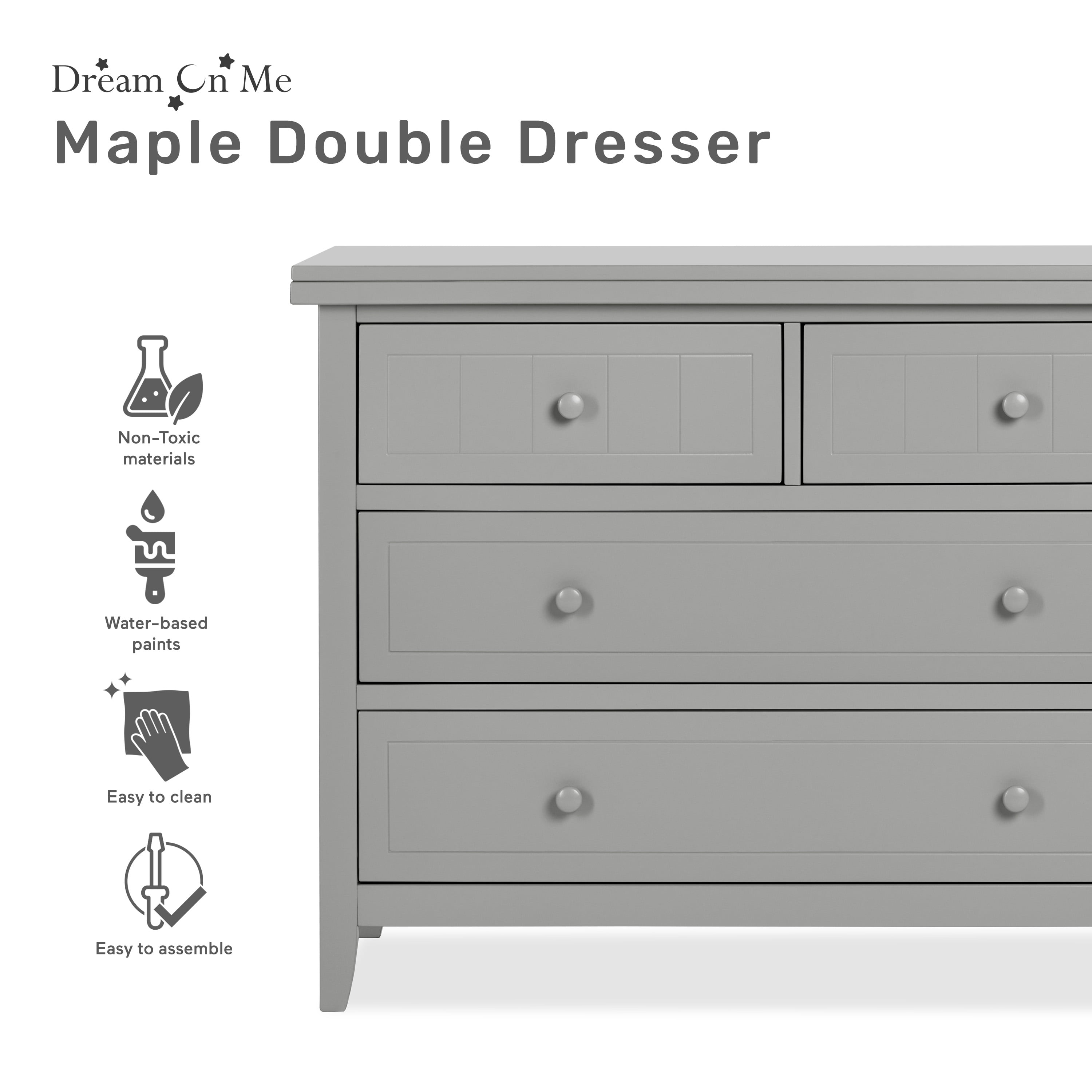 dream on me storm grey dresser Dream On Me, Marcus Changing Table and Dresser – The Baby's Room