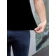 thumbnail image 5 of Camiseta informal de cuello redondo y manga corta para hombre, suave y transpirable, de color liso. Ideal para uso informal, vacaciones y actividades al aire libre. Ideal para el verano., 5 of 6