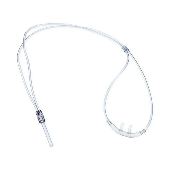 Softech Medline Nasal Cannula Adult Straight Prong / Flared Tip Without Tubing HUD1821 (Case of 50)