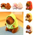 thumbnail image 5 of Capybara Plush Toy Hoodie with Wings Plush Pendant Small Size Stuffed Animals Simulation Doll Birthday Party, 5 of 5