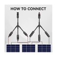 thumbnail image 3 of Y Branch Solar Connectors Solar Panel Parallel Adapter 1 Pair Splitter Solar Cable Wire Plug Tool Kit for Solar Panel, 3 of 5