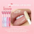 thumbnail image 5 of Matte Liquid Lip GLōss 10Ml - Shade #01 - 6 Color Liquid Lip GLōss Heart Shaped Finish Water GLōss Mouth Red Lips and Shiny Lips 10Ml, 1 Lip GLōss, Easter, Wedding Makeup Organizers, 5 of 9