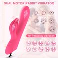 thumbnail image 5 of 1 Uds. Vibrador de conejo vibrador de 10 frecuencias para juguetes sexuales para mujeres oso de fresa Electrónica, 5 of 5