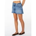 thumbnail image 4 of Celebrity Pink Women's Crossover Waistband Denim Skort, Sizes XS-XXXL, 4 of 7