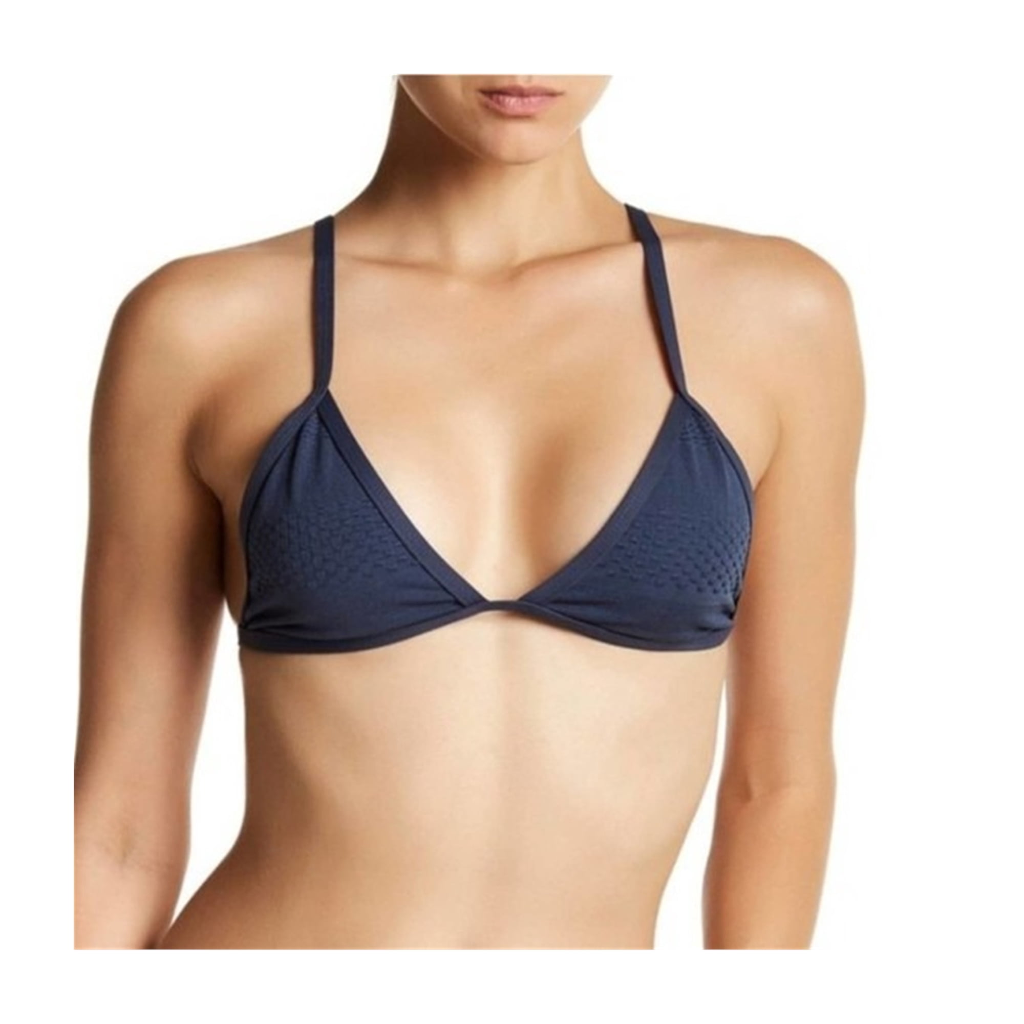 navy blue swimsuit top