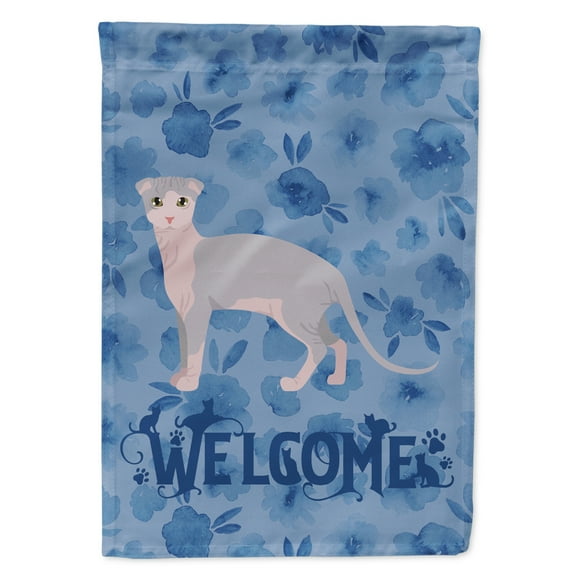 Carolines Treasures CK5001GF Ukrainian Levkoy Cat Welcome Flag Garden Size Small multicolor