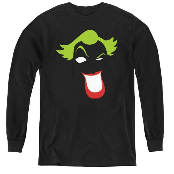 Batman - Joker Simplified - Youth Long Sleeve Shirt - Medium