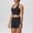 Black-workout sets for women, variant on Workout Sets for Women 2 Piece Long Sleeve Backless Crop Top and High Waisted Shorts Gym Athletic Jogger Sets Purple