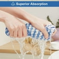 thumbnail image 3 of 3Pack Microfiber Cleaning Cloth, Kitchen Towels For Dish Drying Washing 10"X10", 3 of 6
