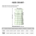 thumbnail image 4 of Pofeuu Pistachio Green Checkboard Print Basketball Jersey, Shirts for Men Youth Basketball Jersey Crew Neck-4X-Large, 4 of 6