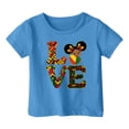 thumbnail image 5 of YUEHUA Boys Girls Shirts Short Sleeve T-Shirts Kids Basic Crew Neck Tops Casual Cotton Tees Clothes, 5 of 5