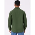 thumbnail image 3 of DARING DIVA Men's Casual Workwear Long Sleeve Button Down Hiking Shirts M Olive Green, 3 of 7